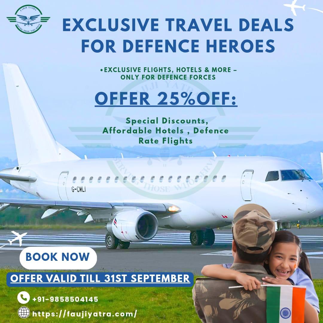 Register and Get Discount on First Booking with Fauji Yatra Fares Starting From INR 1,999 (All-Inc)
